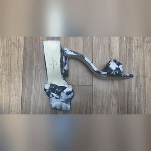 Jessica Simpson Wooven Strap High Heel Sandals- Size 8